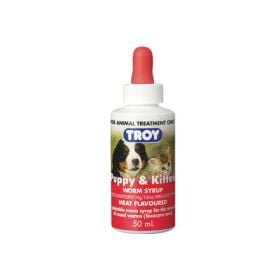 Troy Puppy & Kitten Worm Syrup 50Ml