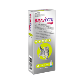 Bravecto-Plus-Cat-Green-front