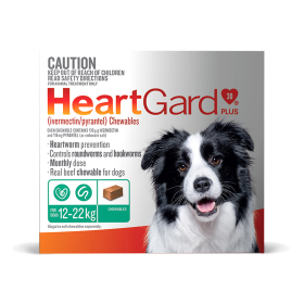 HeartGard Plus Dog Medium 12-22kg Green