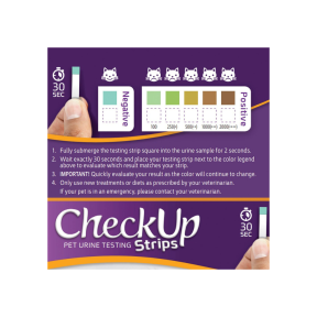 CheckUp Dog & Cat Urine Testing Strips Detection of Diabetes 50 Pack
