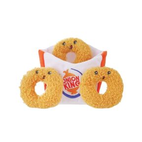 HugSmart Puzzle Hunter Food Party Onion Ring Dog Toy 