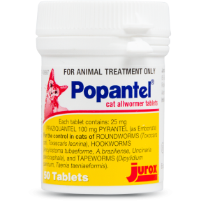 Popantel Cat 11lbs 50 Tablets