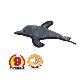 Tuffy Sea Creatures Dolphin Dog Toy