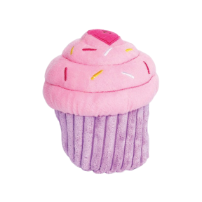 ZippyPaws Cupcake Pink Dog Toy