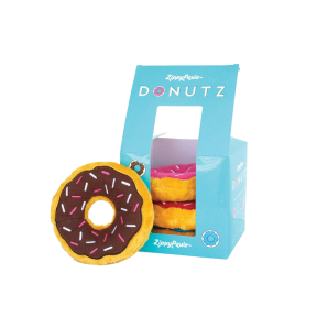 ZippyPaws Donutz Gift Box Dog Toy 4 Pack