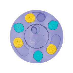 ZippyPaws SmartyPaws Dog Slow Puzzle Feeder Purple