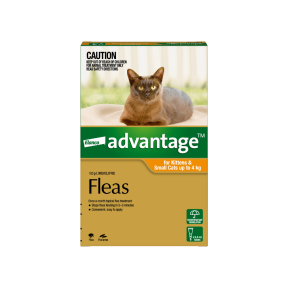 Advantage Kitten & Cat Small Up To 4kg Orange
