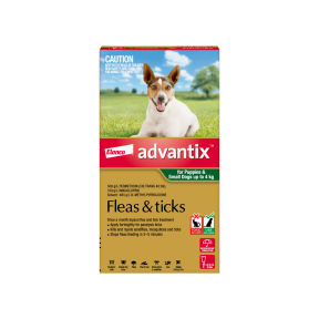 Advantix Puppy & Dog Small Up To 4kg Green