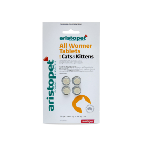 Aristopet Allwormer Tablet Cats & Kittens 4 Pack