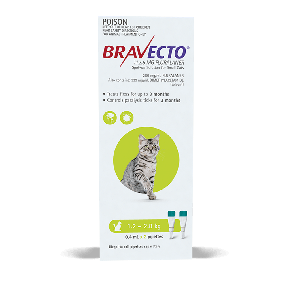Bravecto Spot On for Cats 2.6 - 6.2lbs Green 2 Pack