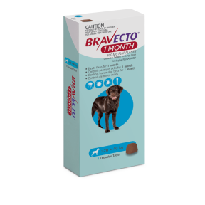Bravecto 1 Month Large Dog 20-40kg Blue 1 Pack