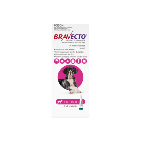 Bravecto Spot On Dog Very Large 40-56kg Pink 1 Pack