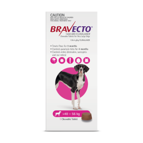 Bravecto Chewables Dog Extra Large 40-56kg Purple