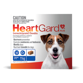 HeartGard Plus Dog Small Up To 11kg Blue