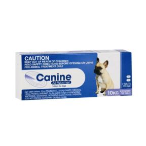 Canine All Wormer tablets for dogs 22lbs