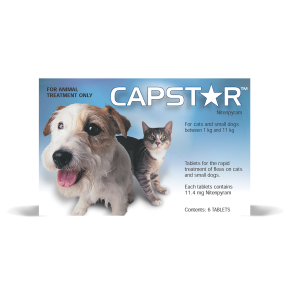 Capstar For Cats & Small Dogs 0.5-11kg 6 tablets