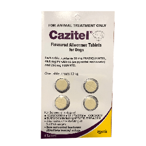 Cazitel Dog 10kg 4 Pack Purple