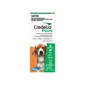 Credelio Plus Dog Medium 12.1 - 24lbs Orange