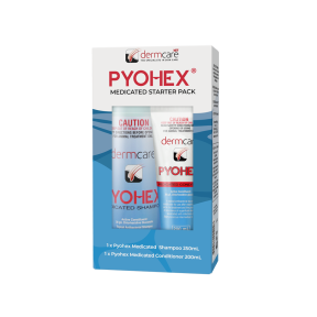 Dermcare Pyohex Medicated Shampoo & Conditioner Starter Pack 450ml