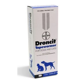 Droncit Tapewormer 100 Tablets