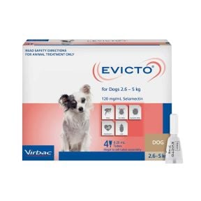 Evicto Dog Very Small 2.6-5kg Brown 4 Pack