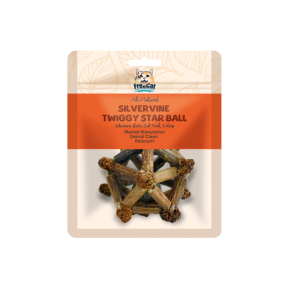 Freecat All Natural Silvervine Twiggy Star Ball Cat Toy