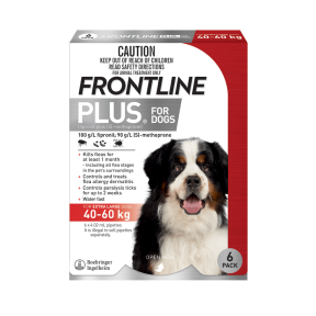 Frontline Plus Dog Extra Large 40-60kg Red
