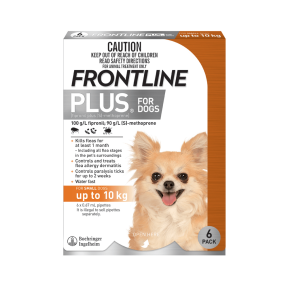 Frontline Plus Dog Small Up To 10kg Orange