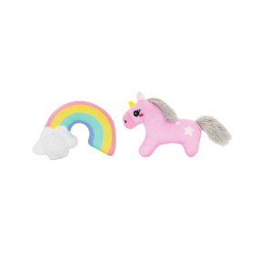 HugSmart Meow Buddies Crazy Catcher Unicorn & Rainbow Cat Toy