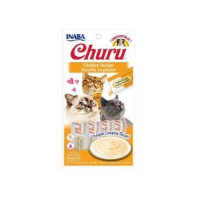 Inaba Churu Puree Chicken Cat Treats 4 Pack