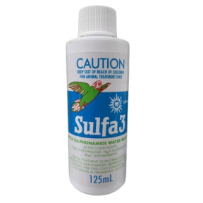 Inca Sulfa 3 Cage Birds Treatment Solution 125 ml