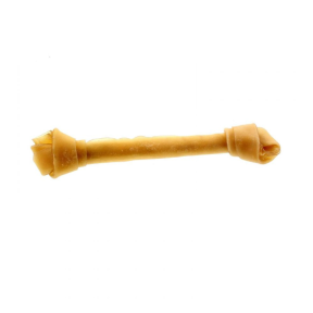 K9homes Natural Rawhide Knotted Bone 11-12" - 10 Pack