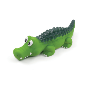 Prestige Squeaky Latex Crocodile Dog Toy