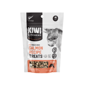 Kiwi Kitchens Raw Freeze Dried Salmon Recipe Cat Treats 30g Front