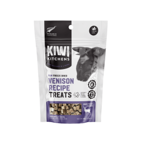 Kiwi Kitchens Raw Freeze Dried Venison Recipe Cat Treats 30g Front