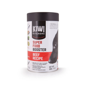Kiwi Kitchens Super Food Booster Beef For Dogs 250g front