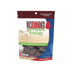 Kong Farmyard Friends Smoked Bacon Biscuit Treats 200g
