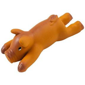 Toy Piglet Latex Squeaky 14Cm