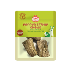 Little Cheeks Papaya Stump Chews 3 Pack