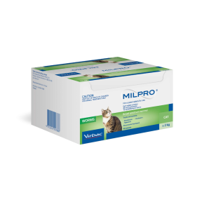 Milpro Broad Spectrum Allwormer Cat 2kg - 8kg 48 Tablets