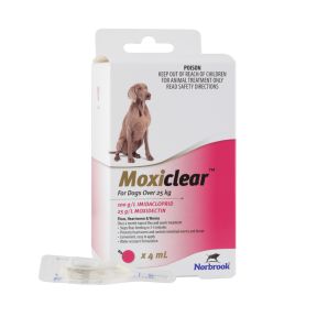 Moxiclear Dogs Over 25kg Pink