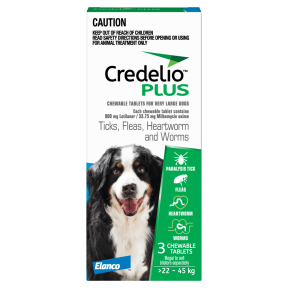 Credelio Plus Dog Extra Large 22-45kg Blue