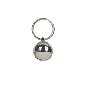 Cat Bell - Brass Bell Silver 14mm Single