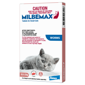 Milbemax Allwormer Cat Small 1.1 - 4.4lbs