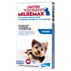 Milbemax Allwormer Dog Small 0.5-5kg