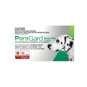 ParaGard Allwormer Dog Large Up to 44lbs Red