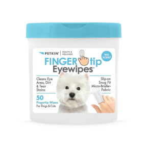 Petkin Fingertip Eye Wipes 50 Pack