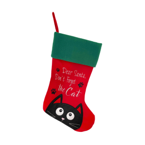 Prestige Christmas Cat Stocking 45cm