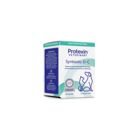 Protexin Veterinary Synbiotic D-C Prebiotic & Probiotic for Dogs & Cats 50 Capsules