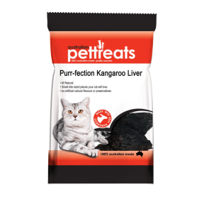 Purr-Fection Kangaroo Liver Cat Treats 60g Front